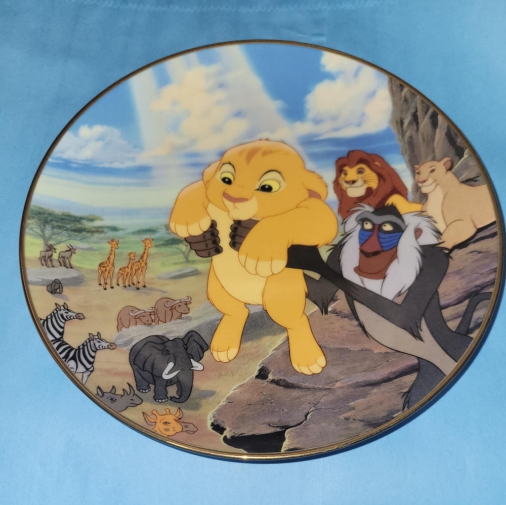 Lion King Collectible Plate The Circle Of Life